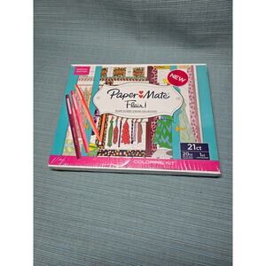 Paper Mate Prismacolor Flair Felt Tip Pens, Medium Point, 20 Count BONUS